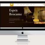 Site e-commerce pour Esprit Brocante