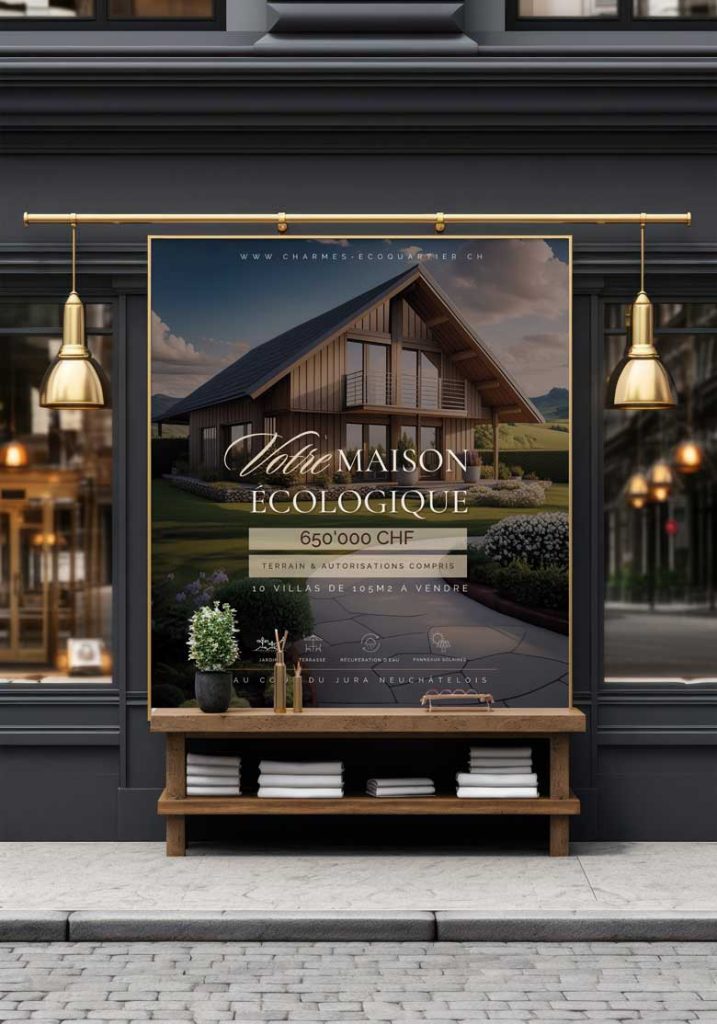 design, graphisme et création d'Affiche pour la communication