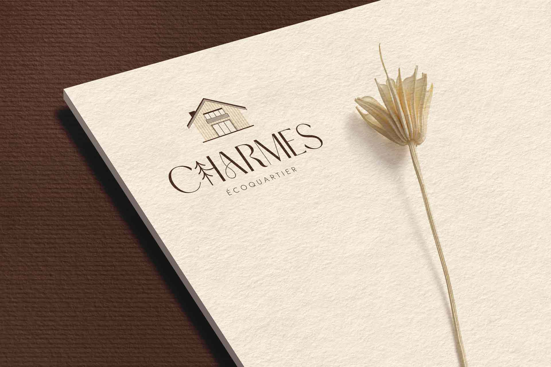 création d'identité visuel pour Charmes Ecoquartier