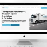 Création du site internet HD Express à Pontarlier