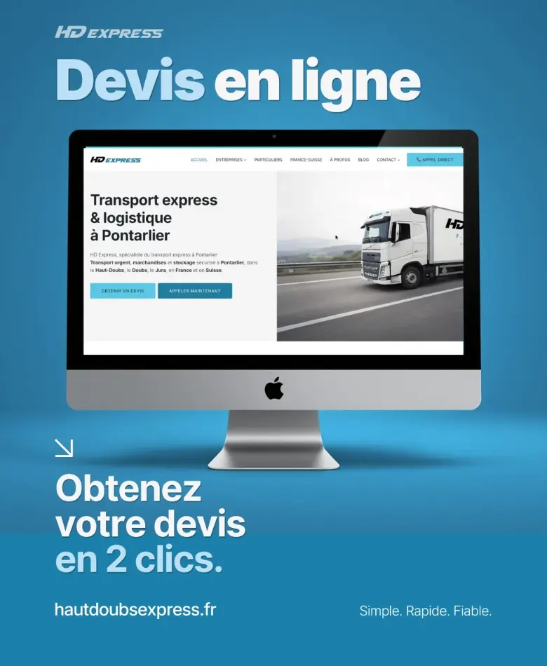 Création du site internet HD Express Création du site internet HD Express avec devis en ligne par X-Marques